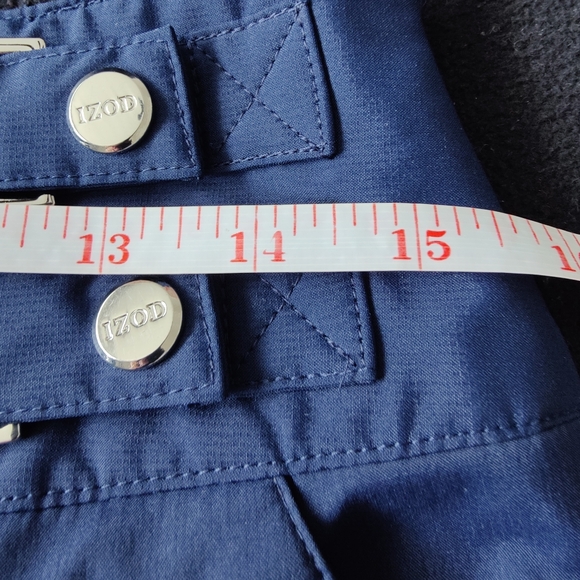 Izod ladies capris | size 2 | dark blue 💙 | weather resistant Golf ⛳ pants - Picture 11 of 14